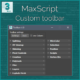 Maxscript – Custom Toolbar
