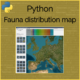 Python – Fauna distribution map